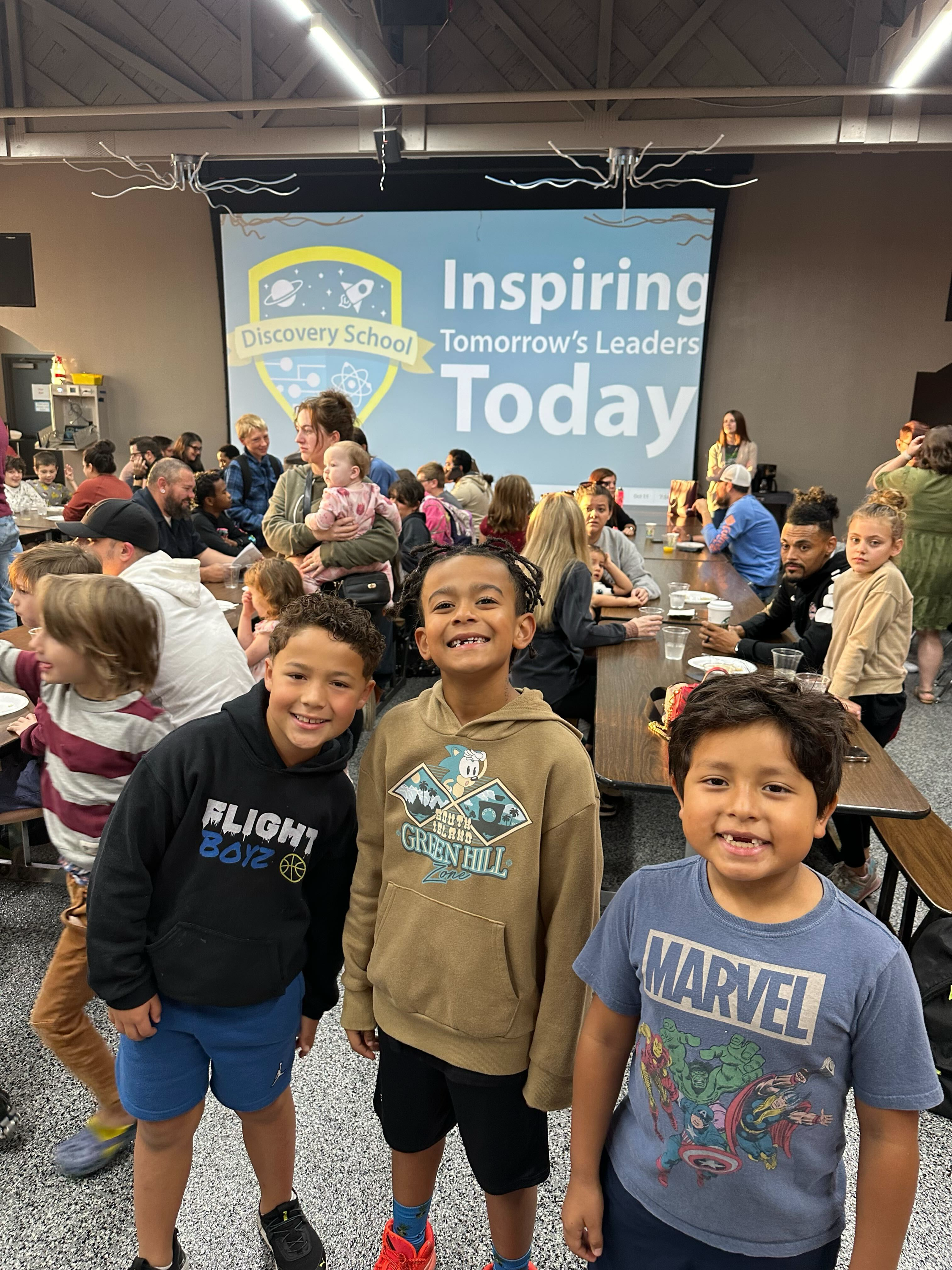 Discovery School Innovation - Students engaged in hands-on learning activities